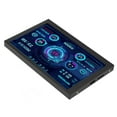 thumbnail image 1 of PC CPU Data Monitor, Mini ITX PC Case Moniror Regulable Brightness Energy Saving Selectable Themes  For Home, 1 of 8