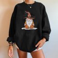 thumbnail image 1 of Ichuanyi Liquidación Mujeres Classic Halloween Impresión de estampado Canneco de manga larga Tops de sudadera suelta ICHUANYI WER202308182956, 1 of 6
