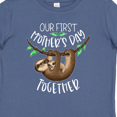 thumbnail image 4 of Inktastic Our 1st Mothers Day Together Cute Mom and Baby Sloth Boys or Girls Baby T-Shirt, 4 of 5