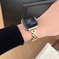 thumbnail image 3 of Diamond Design Compatible with Apple Watch Band 38mm 40mm 41mm Metal Fashion Women Replacement Strap Wheat Pattern Bracelet for iWatch Series 9/8/7/6/5/4/3/2/1 Champagne,Gold, 3 of 12