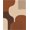 Brown, Pattern 8, variant on ODIKA 8'x10' Washable Area Rug Non-Slip Chair-Friendly Mat Beige Terracotta Geometric Artistry Abstract Shapes with Modern Lines for Dining Room, Large Office, Lounge