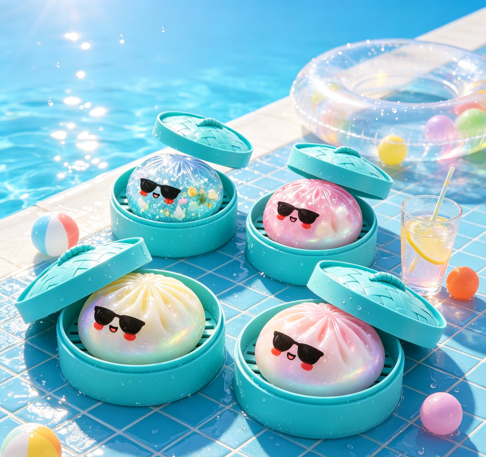2026 Halloween Mystery Dumpling Squishy, Colorful Summerween Dumpling Squishy, Bao Bun Mystery Dumplings Holiday Squeeze Balls Stress Relief Sensory, New Halloween Dumpling Squishies(Random)