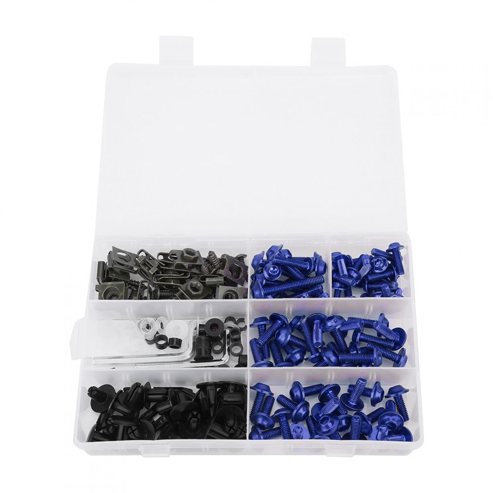 Kit De 198 Boulons De Carénage Moto Universel - Vis, écrous, Rondelles - Pour Carrosserie Et Protection