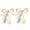 1 Gold, variant on Bow Earrings Statement Stud Nail Earring Piercing Ear Accessories Party Gifts-1 Gold