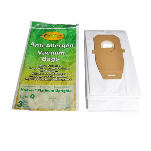 Replacement Part For Hoover Type Q Vacuum Bags For UH30010COM, UH30010 Models (12 Bags) # A890