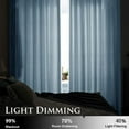 thumbnail image 5 of Outdoor Curtains for Patio, Light Filtering Gazebo Curtain for Pergola/Porch, UV & Privacy Protection Outside Drape, 52" Wide, 2 Panels, 5 of 7
