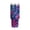 Exquisite Floral illustration, variant on 40 oz Tumbler With Handle Stainless Steel Insulated Tumbler With Lid for Car Cup Holder Colored Outline Flower