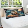 thumbnail image 4 of Coolnut Cute Baby Sloth(9) Throw Pillow Covers 1 Set Super Soft Pillow Shams Covers with Zipper, Living Room Farmhouse Decor Giftsations, 20x40 Inch, 4 of 7