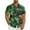 F-Olive Green, variant on Wyobmus Hawaiian Shirt for Men Summer Beach Lapeled Casual Short Sleeve Button Down Shirts Printed Tropical Vacation Shirts F-Olive Green