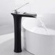 thumbnail image 3 of Robinets Salle de Bains Cascade Mitigeur évier -Robinet Mélangeur de Lavabo Chromé Robinetterie Mitigeur Cascade pour Salle de Bains (Haut) (noir) esquí esquí Gafas de esquí, 3 of 5