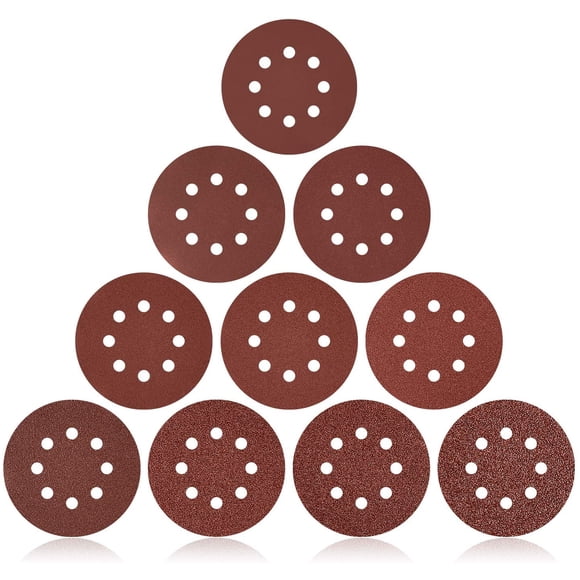 5 Inch 8 Hole 40-2000 Grit Grinding Wheel Sandpaper Kit Can Be Sanded/Polished