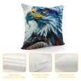 thumbnail image 4 of Orinice Eagle Graphic Decorative Cushion Throw Pillow Cover for Home Couch Bed Sofa, Soft and Durable 1PC 22x22in, 4 of 5