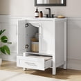 thumbnail image 4 of Freestanding Bathroom Vanity with Integrated Sink, Wood Storage Cabinet with Soft Close Doors and Drawer, Modern Floor Standing Vanity Set for Bathroom Organization, Multiple Sizes Colors Available, 4 of 7