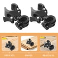 thumbnail image 3 of WRITWAA 2Pack Torch Bracket Plastic Black Ideal For Night Riding Safety, 3 of 8
