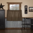 thumbnail image 4 of VHC Brands, Black Check, Cotton, L36xW36, Scalloped Tier, Set of 2, Black, 4 of 4