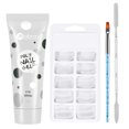 thumbnail image 1 of Kit PTV125 para Extensión de Uñas con Gel Cristalino, Incluye Moldes y Herramientas, Fácil de Aplicar y Perfecto para Diseños Artísticos en Uñas Naturales o Artificiales., 1 of 6