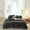Black, variant on 3-Piece Plush Shaggy Comforter Set, Twin Size Luxury Faux Fur Sherpa Reversible Bedding Comforter Set, Ultra Cozy Warm Fluffy Bedding Set for Winter (Tie-dye Coffee, 68x86 inches)
