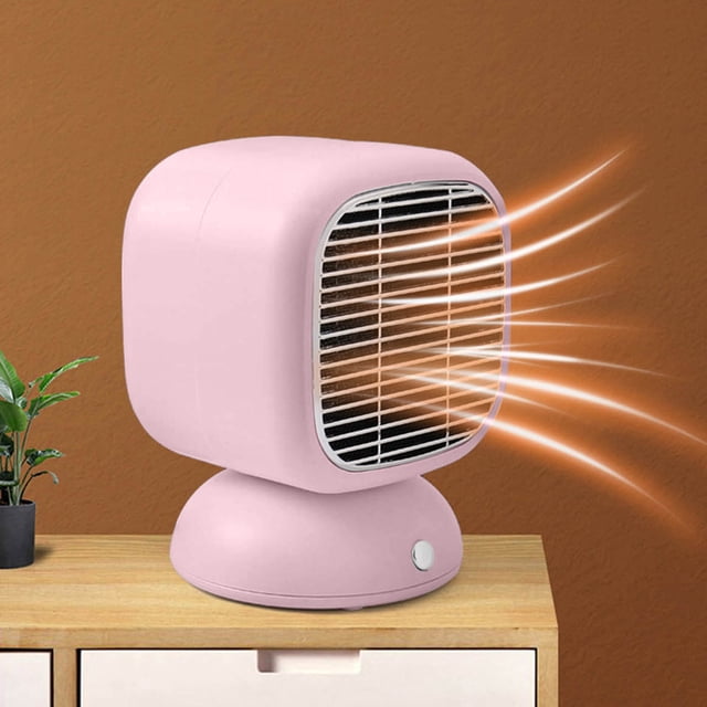 Oliegs Heated Blanket Heater For Bedroom And Two Adjustment Overheating Small Heater Mini Shaking Head Heater Fast Heating Silent Chocolate