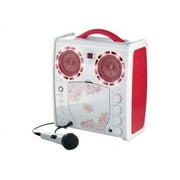 Singing Machine sml383 - Portable karaoke - white/pink