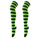 thumbnail image 1 of Calcetines altos a rayas para mujer, coloridos, por encima de la rodilla, retro, elásticos, para niñas, cosplay, disfraz de Lolita, 1 of 8