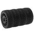 thumbnail image 4 of 1/10 Scale Road Racing Tires Upgrade Kit for Tamiya TT01 TT02 XV01 TA06 PTG-2 & HPI HSP RC Cars - Black 4-Piece Set, Compatible with Chevrolet C3 Models, 68x45x27mm Remote Control Vehicle Wheel, 4 of 6