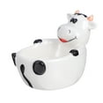 thumbnail image 1 of 1pc Ceramic Bowl Cartoon Animal Shape Dessert Breakfast Bowl Food Container, 1 of 8