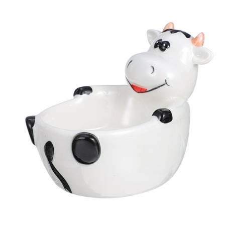 

1pc Ceramic Bowl Cartoon Animal Shape Dessert Breakfast Bowl Food Container