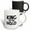 Multicolor, variant on 3drose, Decorative Text King of the Road. Impressive Typography Design, 11oz Mug