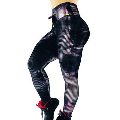 Fancyleo Women's Sexy Casual Tight-fitting Color-printing Yoga Pants Leggings Fitness