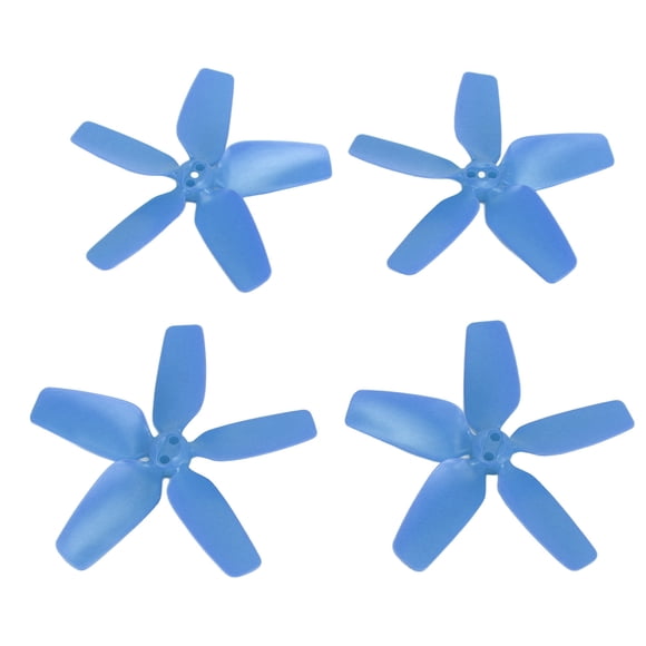 Hélices de Drone, 4 Pcs Hélices de Drone Couleur PC Durable Silencieux Volant Léger pour Bricolage Bleu,Rouge,Orange