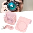 thumbnail image 1 of Instant Camera Bag, 3D Pattern Instant Camera Carrying Case Adjustable Storage  for Camera Black Lace,White Lace,Brown Embossment,Light Pink Embossment,Dark Pink Embossment, 1 of 7