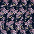 thumbnail image 2 of Womens Blue & Pink Floral Print Sleepshirt Sleep & Night Shirt Nightgown Large, 2 of 2