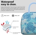 thumbnail image 3 of Lunch Bag Lunch Box for Women Reusable Insulated Lunch Bags,Water-Resistant Vintage Sea Turtles in Blue Cooler Lunch Tote Bag, Large Capacity for Work Travel Picnic, 3 of 6