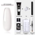thumbnail image 2 of Poly Uv Gel Kit All For Manicure Nail Extension Set Slip Solution Builder Acrylic Polish Art Tool Design Fingertips, 2 of 5