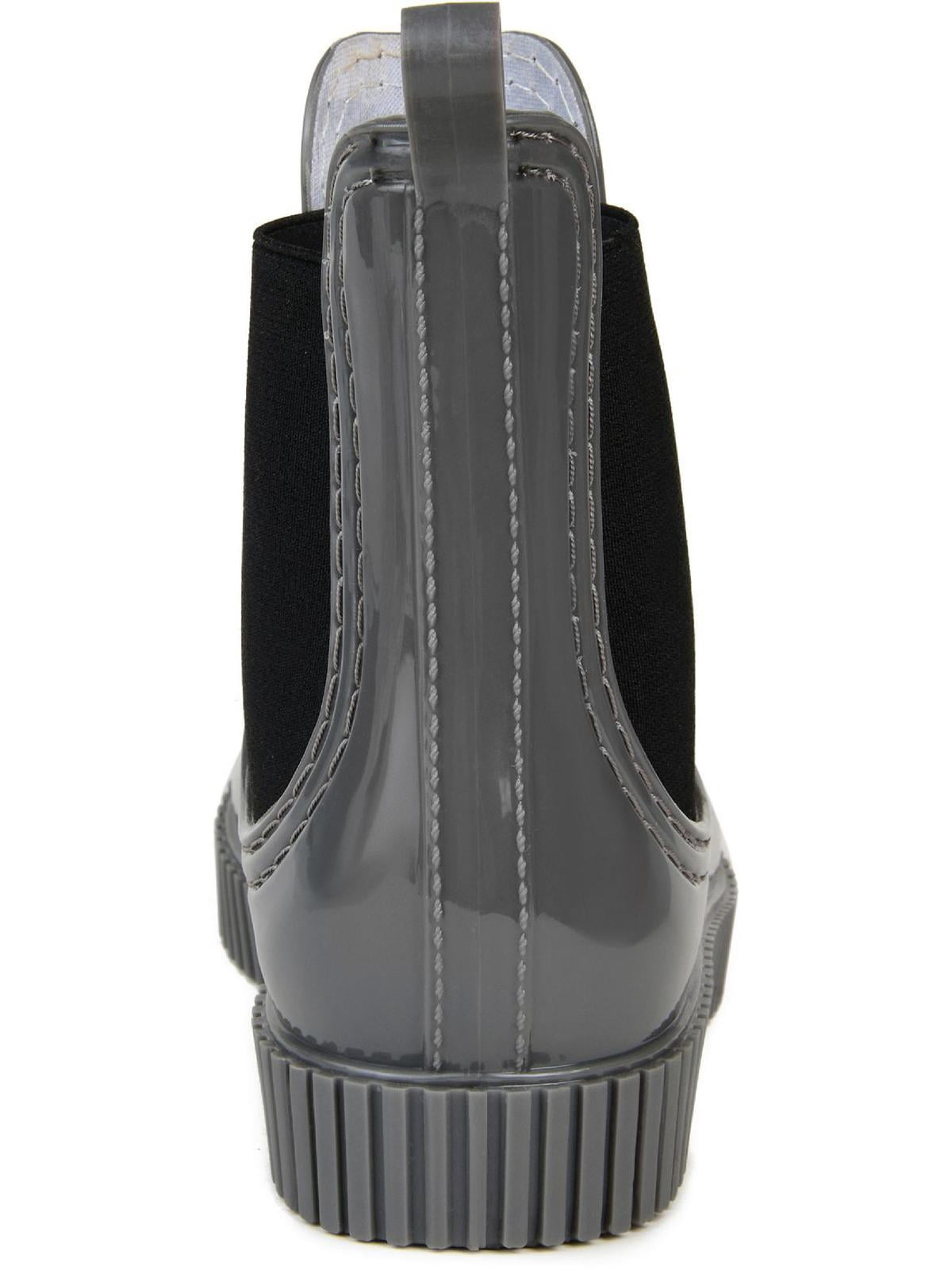 Journee Collection Womens Drip  Waterproof Ankle Rain Boots