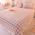 thumbnail image 1 of Winter Luxury Plush Bed Sheet Set Home Textile Double Bedspread Pillowcase 3pcs Bedding Set Multifunctional Blanket Bed Linens, 1 of 7