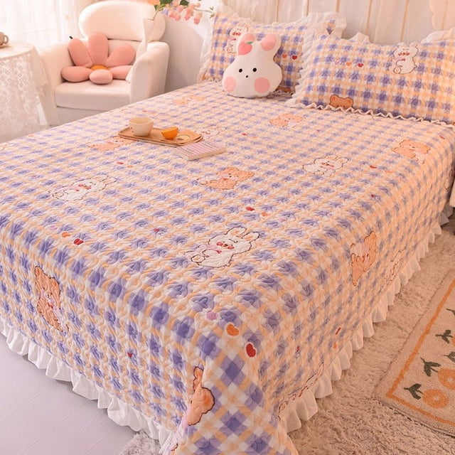 Winter Luxury Plush Bed Sheet Set Home Textile Double Bedspread Pillowcase 3pcs Bedding Set Multifunctional Blanket Bed Linens