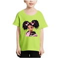 thumbnail image 2 of Frwgonr Girls T-shirts Short Sleeve Shirts for Girls Kids T-Shirts Tees Summer Tops 3-12 Years, Green, 2 of 4