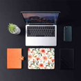 thumbnail image 5 of Square Flowers Mouse Pad, Watercolor Rose Floral Washable Lycra Cloth Mouse Mat, Non-Slip Rubber Base Computer Red Rose and Green Leaves, 5 of 5