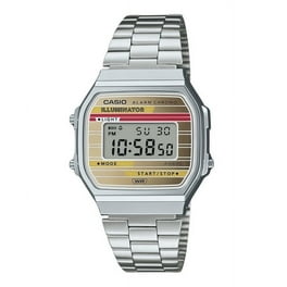 Casio Vintage Digital Stainless Steel Bracelet Quartz A120WEGG 1B Unisex Watch Walmart