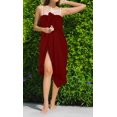 thumbnail image 2 of HAPPY BAY Women's Beachwear Summer Bikini Wraps Beach Wrap Swimwear Coverups Sarong Swim Cover up Skirt Bathing suit Swimsuit Pareo for Women One Size Maroon_G159, 2 of 4