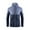 Blue, variant on hotojiny Men's Athletic Jackets Lightweight Full Zip Workout Running Sun Shirt Breathable Slim Fit Colorblock Hooded Jacket