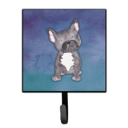 

Carolines Treasures BB7395SH4 French Bulldog Watercolor Leash or Key Holder 7Hx4.25W multicolor