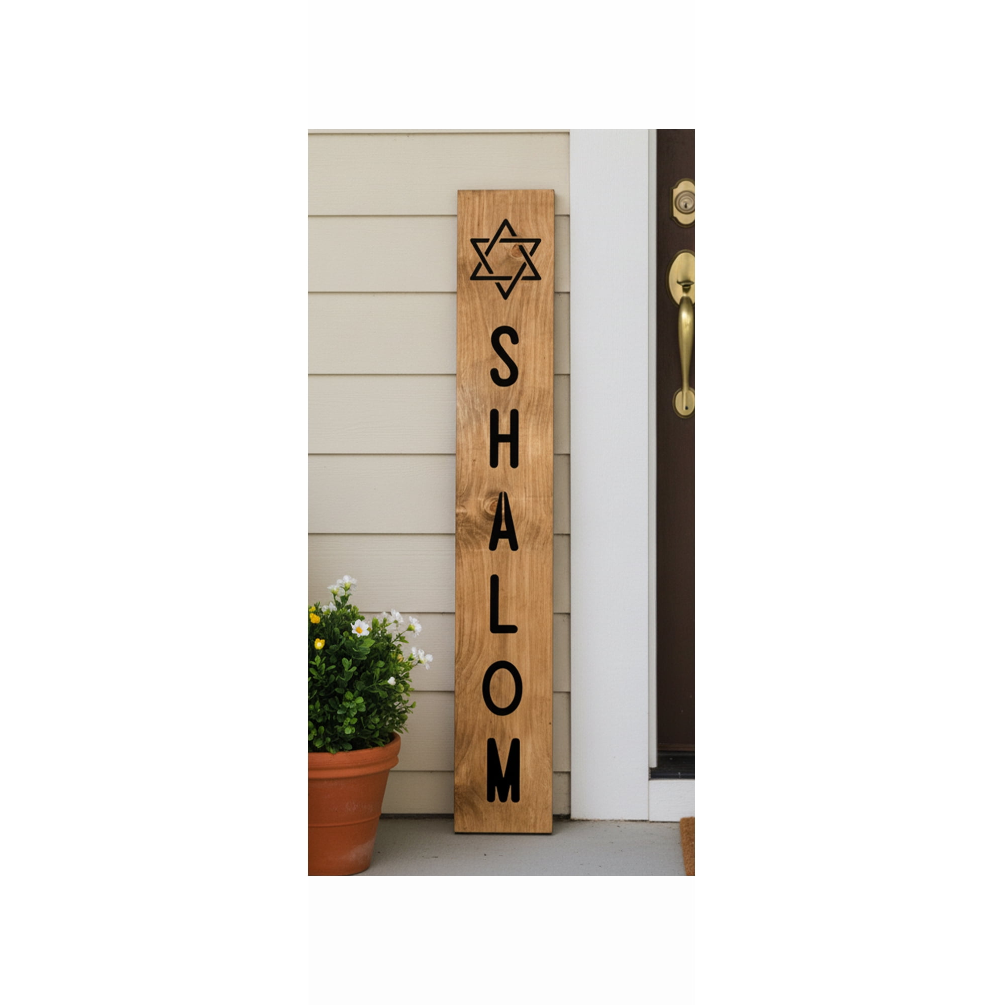 Calloway Mills 119474707 Shalom Blessings Porch Leaner, 47" x 07"