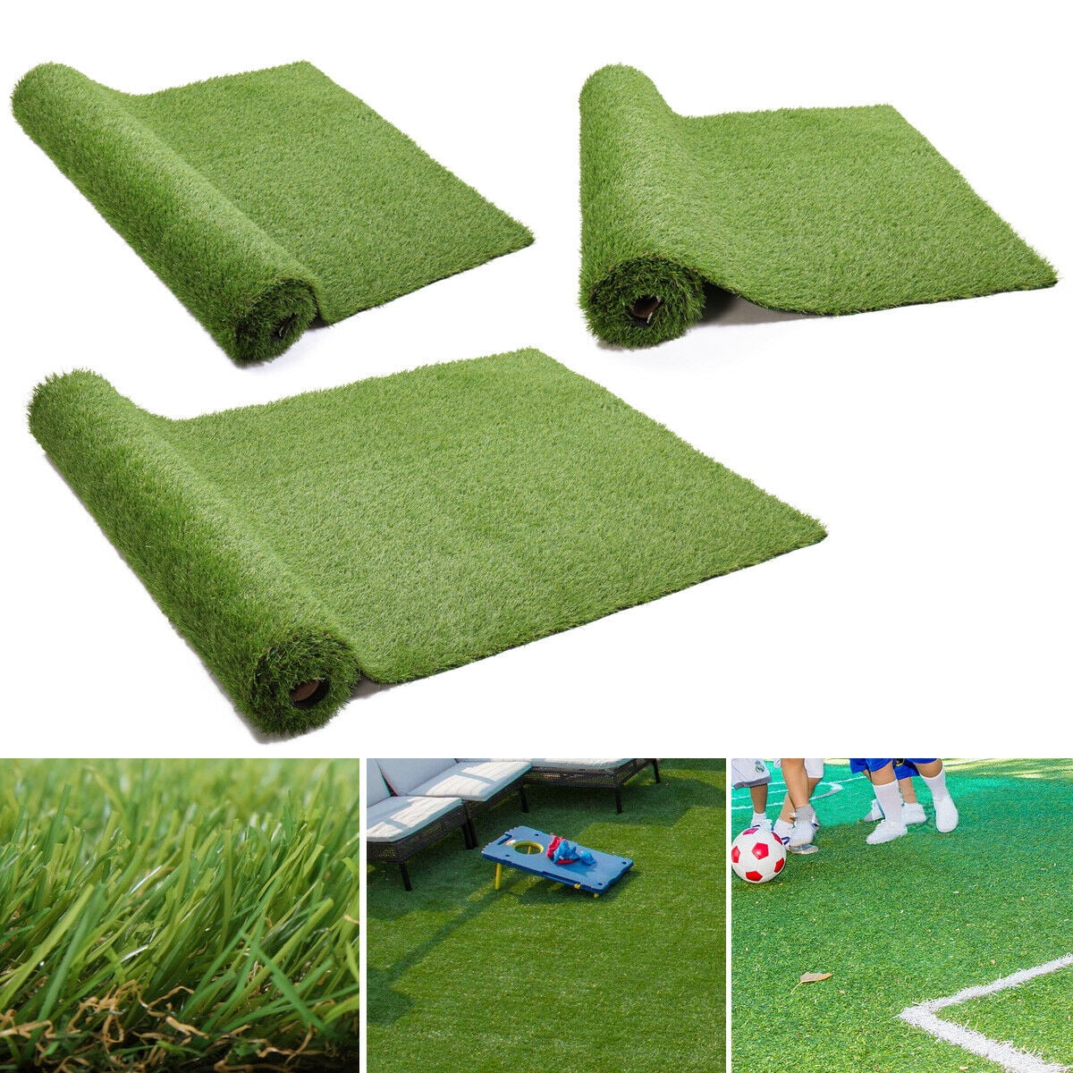 Veryke 10' x 3.3' Artificial Grass Bathroom Mat for Puppies and Small