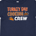 thumbnail image 4 of Inktastic Thanksgiving Turkey Day Cooking Crew with Turkey and Pumpkin Pie Boys or Girls Baby T-Shirt, 4 of 5