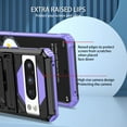 thumbnail image 6 of For Google Pixel 8 Pro Case with Belt Clip Holster, Heavy Duty Military Grade Drop Protective, 360° Rotating Kickstand Shockproof TPU Shell Durable Rugged Cover For Google Pixel 8 Pro, Purple, 6 of 15