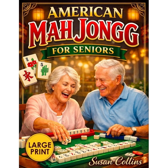 American Mah Jongg for Seniors: The Large-Print Visual Guide Learn the Game in Just 30 Minutes with Easy Step-by-Step In, (Paperback)