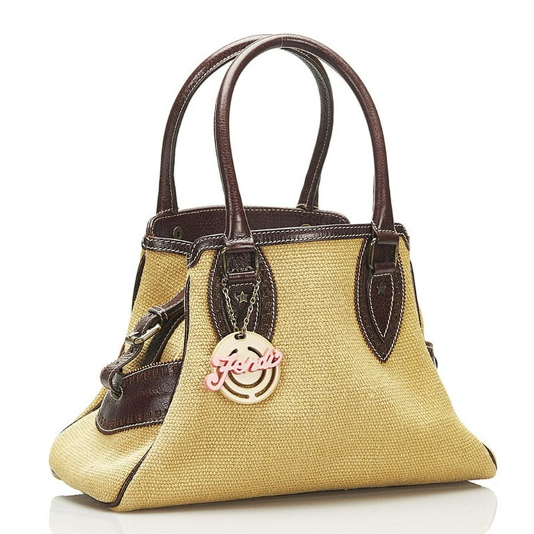 Fendi Zucca Chain Pochette - Neutrals Mini Bags, Handbags - FEN287126