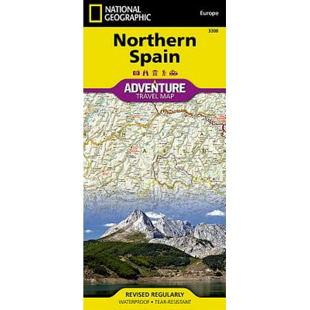 Adventure: northern spain - folded map: (Best Places To Go In Northern Spain)